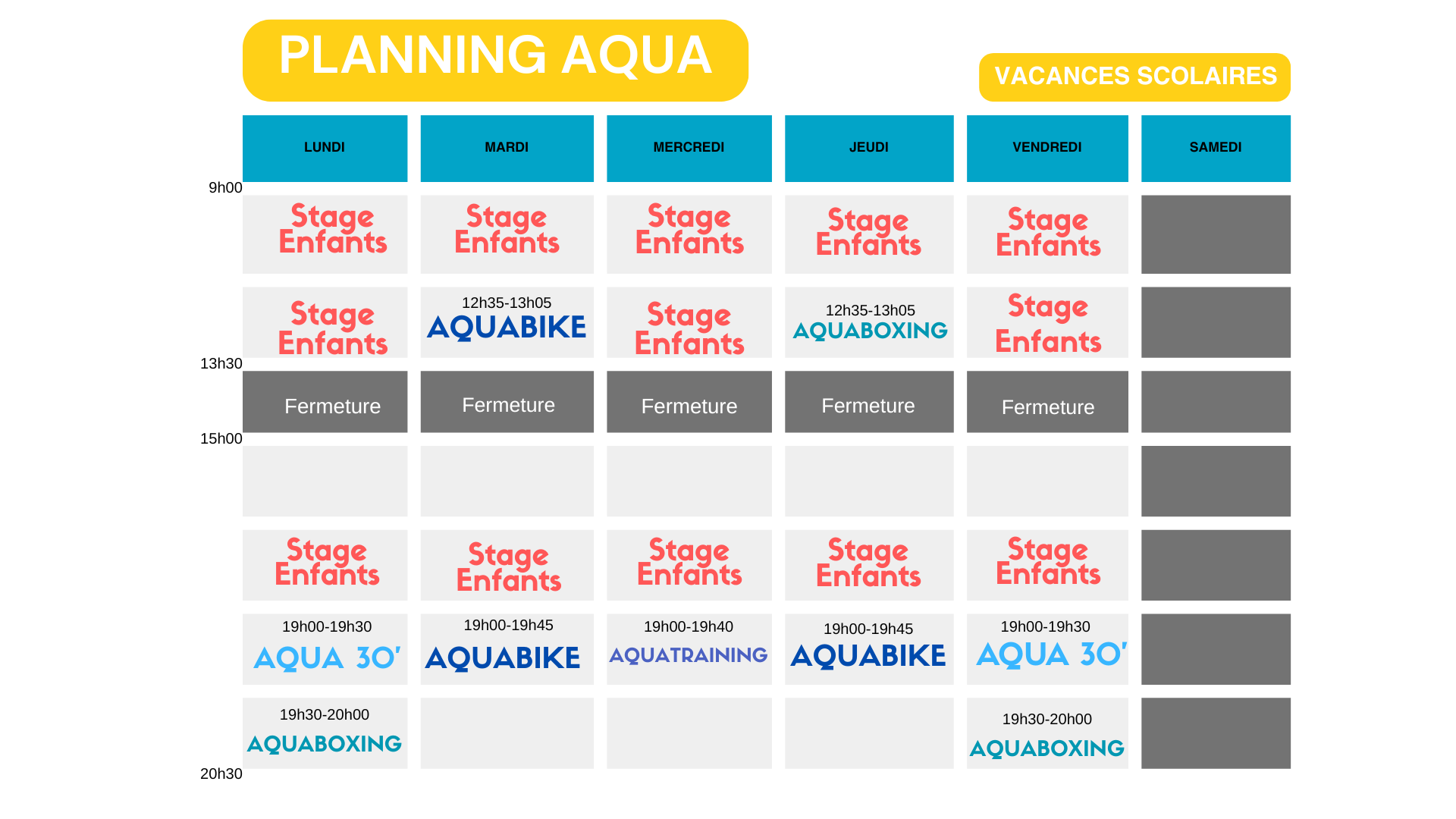 Planning Aqua vac