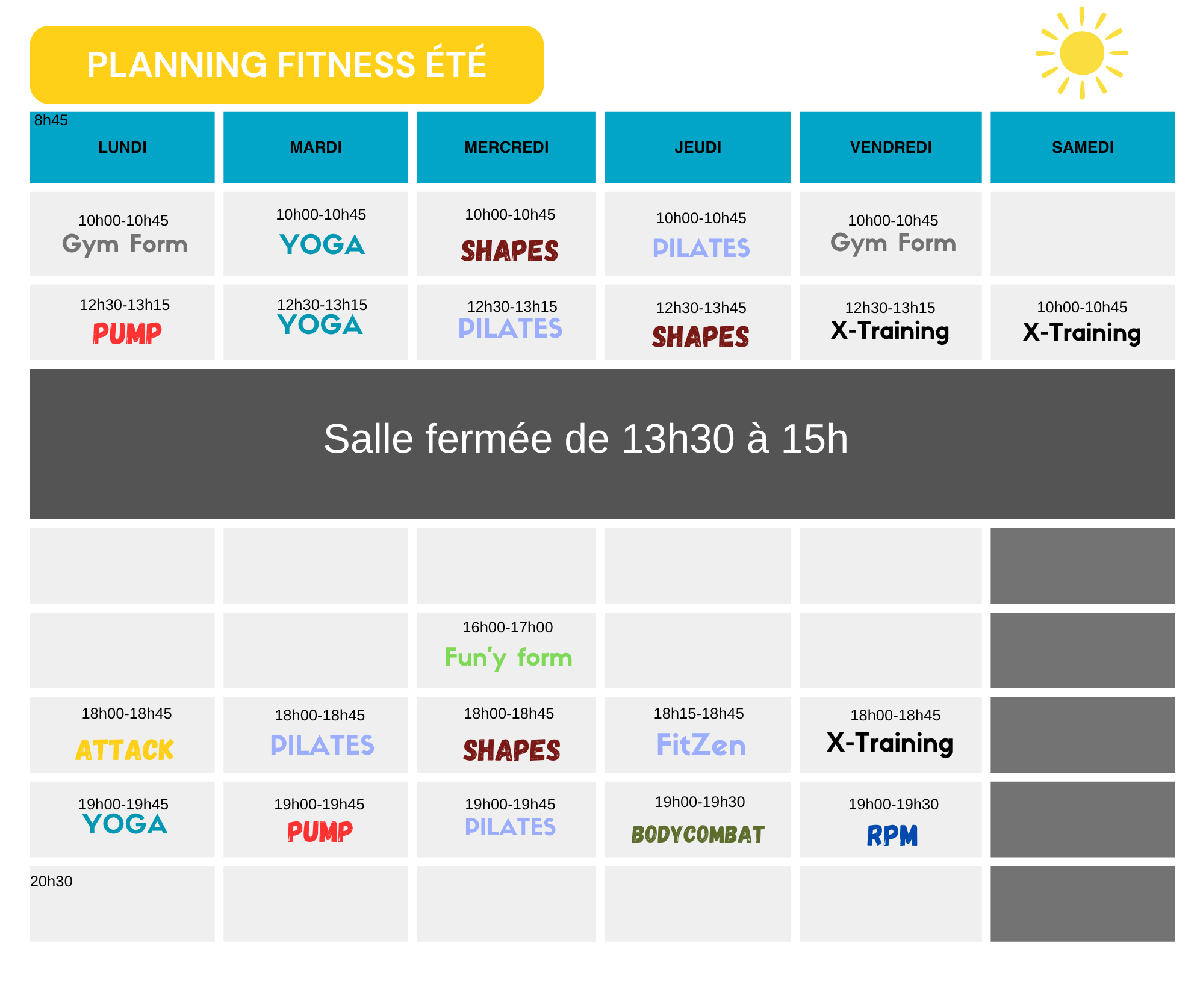 Planning Fit vacs