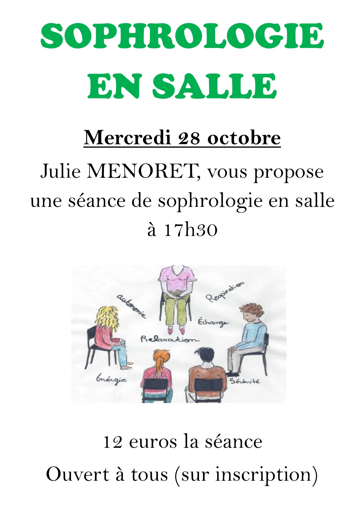 Sophrologie en salle